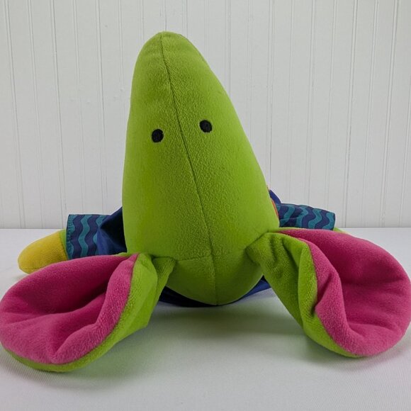 Early Years Squeak E. Mouse Learn to Dress Plush 18" Stuffed Animal Zip Tie - Picture 7 of 9